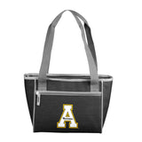 Appalachian State University Black 16 Can Cooler Tote f/ Primary Logo - Logo Brands - Flyclothing LLC