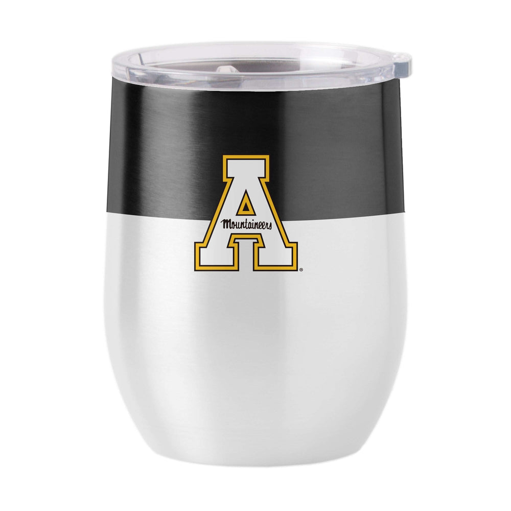 Appalachian State 16oz Colorblock Stainless Curved Beverage - Logo Brands - Flyclothing LLC