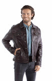 Scully Leather Chocolate Leather Jacket - Scully Leather - Flyclothing LLC