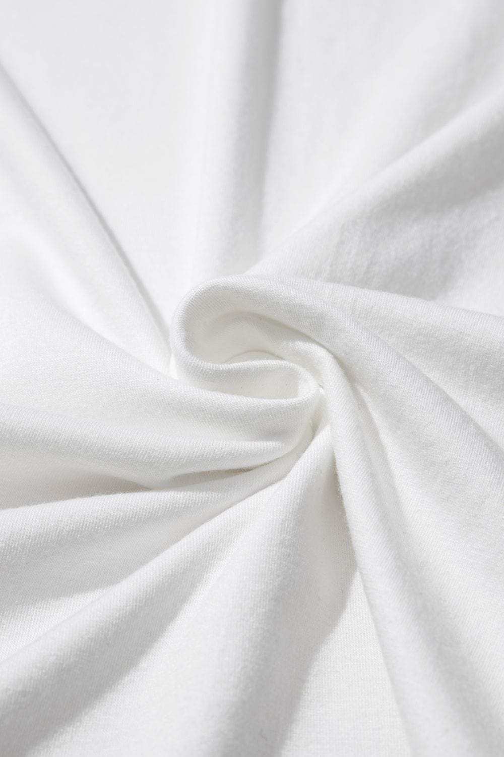 Hollow Out Embroidered Short Sleeve Round Neck Top - Trendsi - Flyclothing LLC