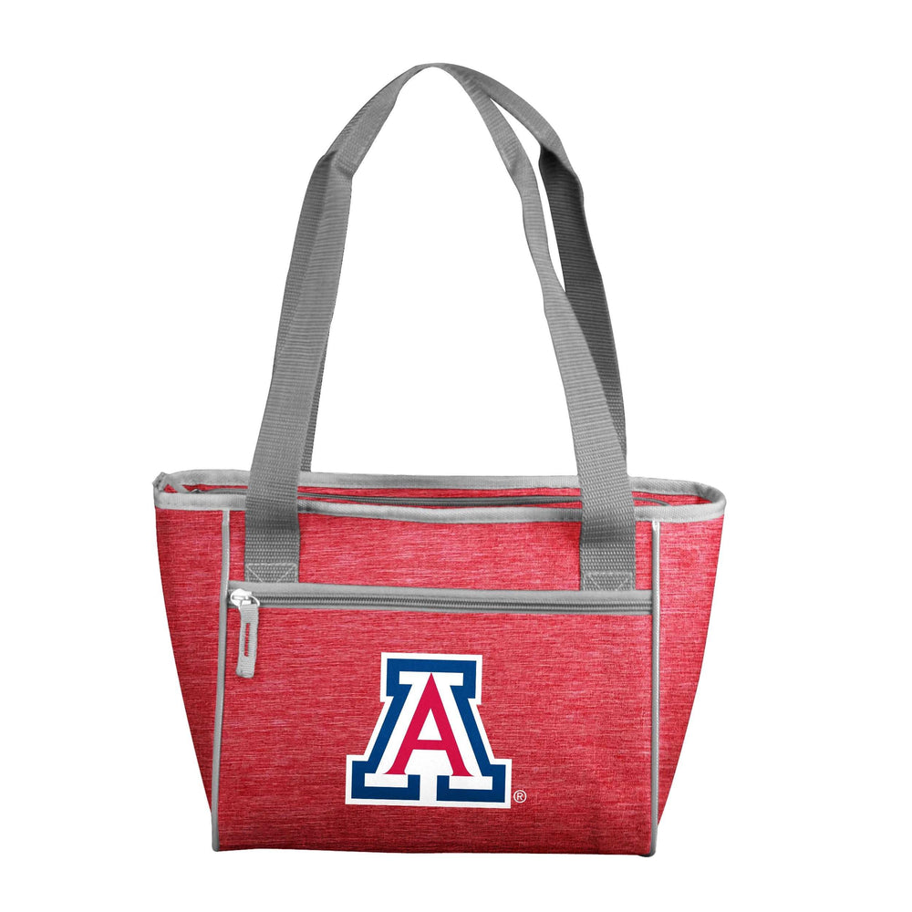 Arizona Red Crosshatch 16 Can Cooler Tote - Logo Brands - Flyclothing LLC
