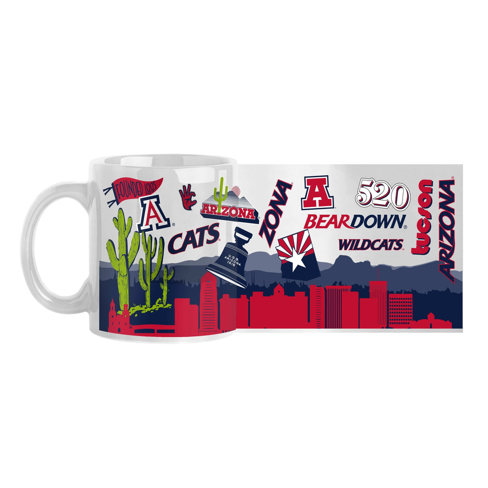Arizona 11oz Native Sublimated Mug - Logo Brands - Flyclothing LLC