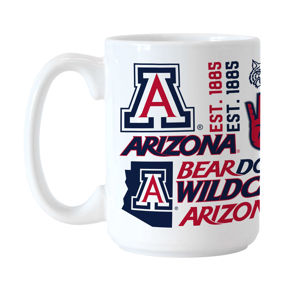 Arizona 15oz Spirit Sublimated Mug - Logo Brands - Flyclothing LLC