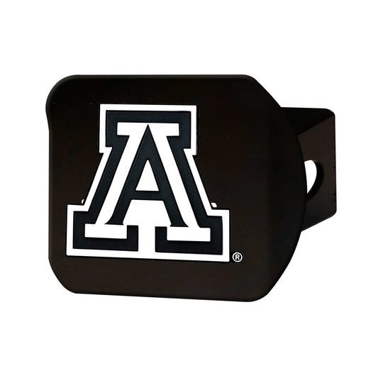 University of Arizona Chrome on Black Hitch Cover - Logo Brands - Flyclothing LLC