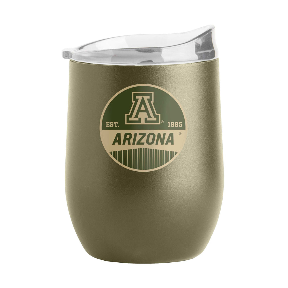 Arizona 16oz Badge Powder Coat Curved Beverage - Logo Brands - Flyclothing LLC