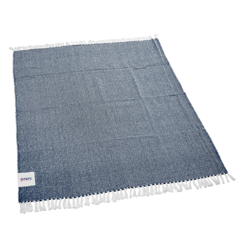 Texas State Tech Navy Farmhouse Throw - Logo Brands - Flyclothing LLC