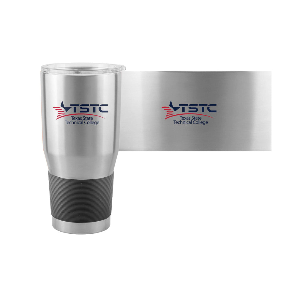 Texas State Tech 30oz Black Sleeve Stainless Steel Tumbler - Logo Brands - Flyclothing LLC