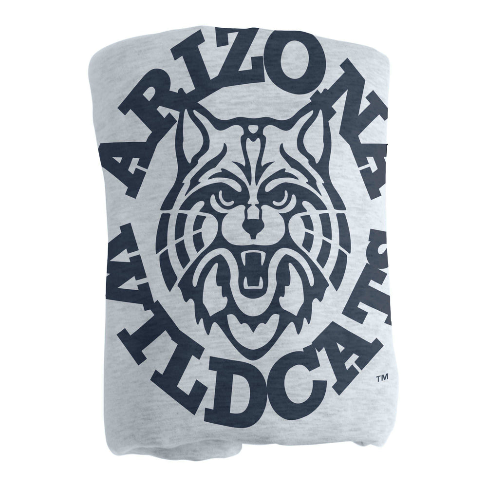 Arizona Vintage Athletic Gray Sublimated Sweatshirt Blanket - Logo Brands - Flyclothing LLC