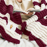 Arizona State Cable Knit Throw 50x60 - Logo Brands - Flyclothing LLC