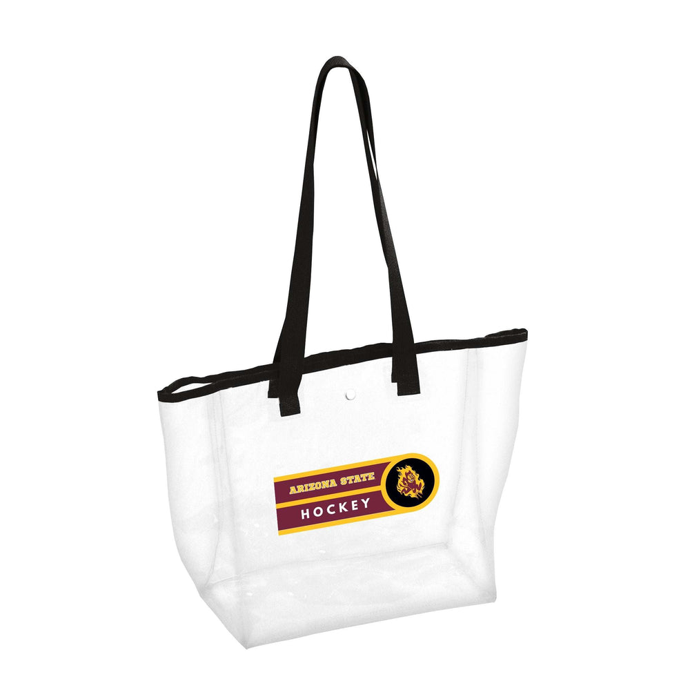 Arizona State Ice Hockey Clear Tote - Logo Brands - Flyclothing LLC
