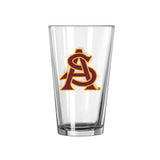 Arizona State 16oz Pint Glass - Logo Brands - Flyclothing LLC