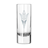 Arizona State 2.5oz Frost Shooter Glass - Logo Brands - Flyclothing LLC
