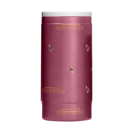 AZ State 12oz Step And Repeat Powdercoat SlimCan Coolie - Logo Brands - Flyclothing LLC