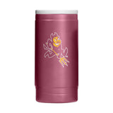 Arizona State Sparky 12oz Powder Coat Slim Can Coolie - Logo Brands - Flyclothing LLC