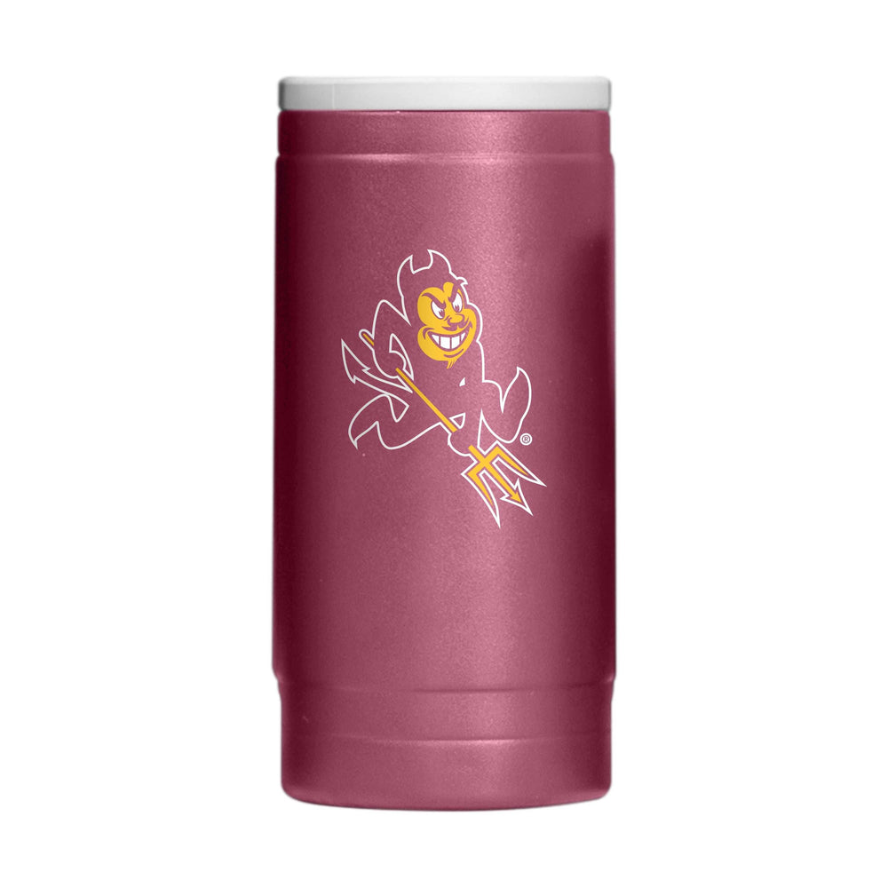 Arizona State Sparky 12oz Powder Coat Slim Can Coolie - Logo Brands - Flyclothing LLC