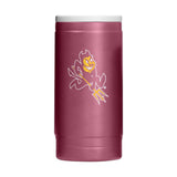 Arizona State Sparky 12oz Powder Coat Slim Can Coolie - Logo Brands - Flyclothing LLC