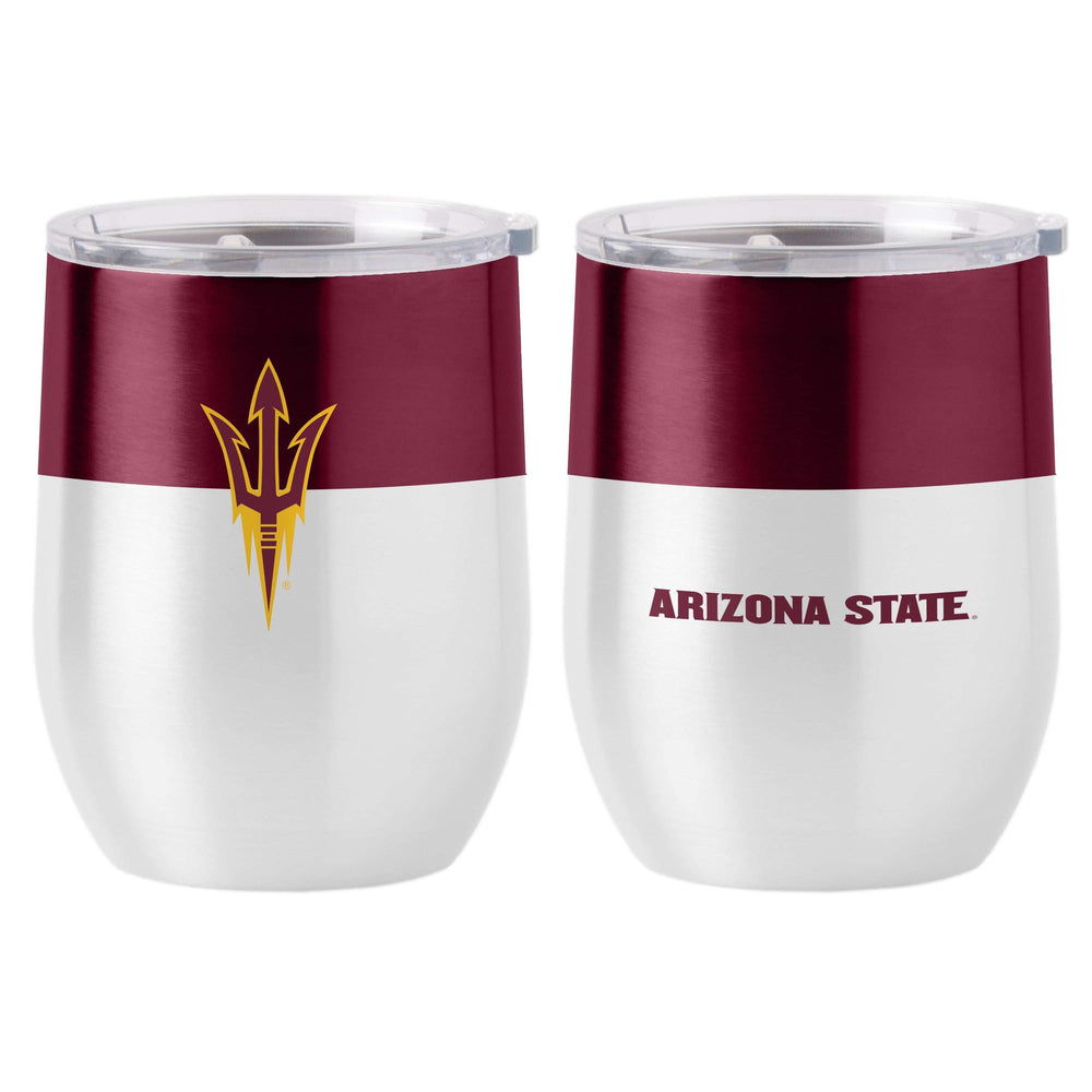 AZ State Color Block 16 oz Stainless Curved Beverage - Logo Brands - Flyclothing LLC