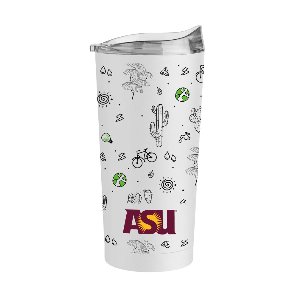 Arizona State Earth Day 20oz Indu Powder Coat Tumbler - Logo Brands - Flyclothing LLC