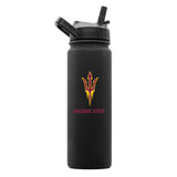 Arizona State 24oz Black Soft Touch Bottle - Logo Brands - Flyclothing LLC