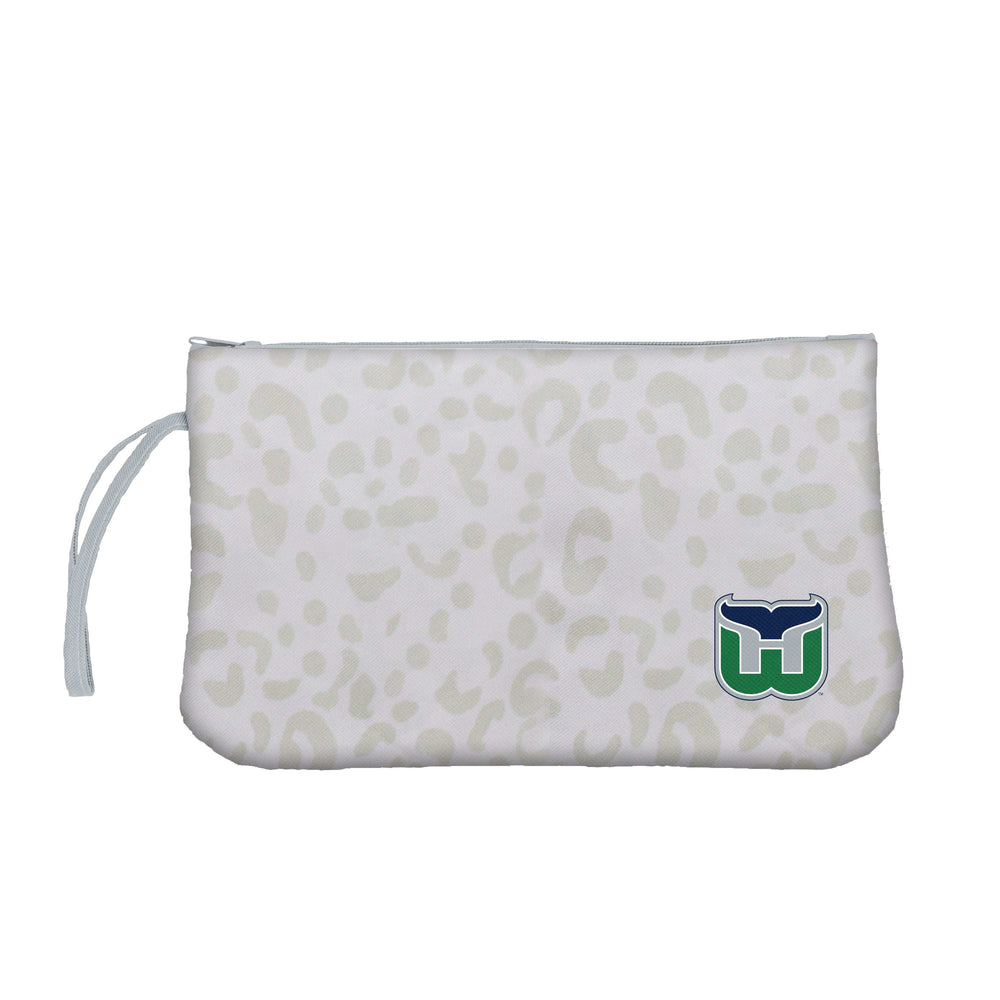 Hartford Whalers Leopard Print Wristlet - Logo Brands - Flyclothing LLC