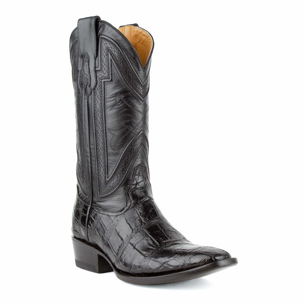 Ferrini USA Stallion American Alligator Men's Boots Black - Ferrini USA - Flyclothing LLC