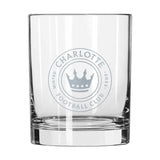 Charlotte FC 14oz Frost Rocks Glass - Logo Brands - Flyclothing LLC