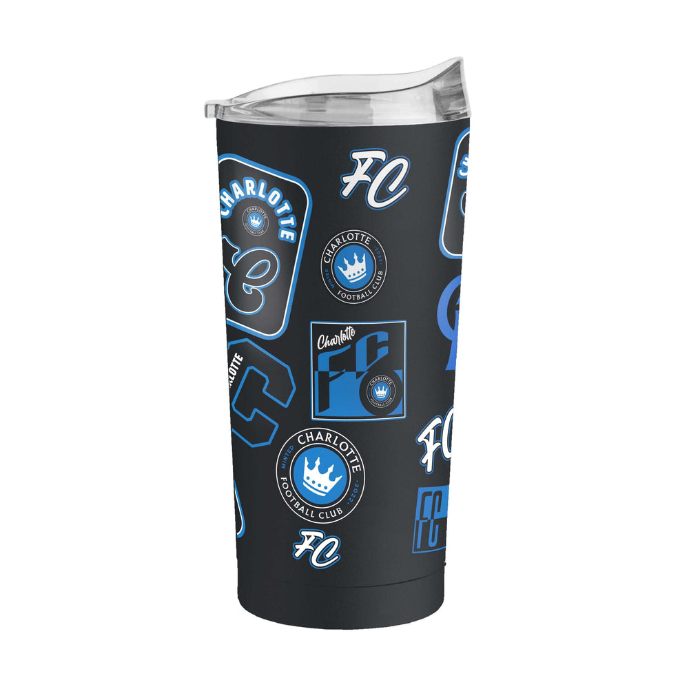 Charlotte FC 20oz Dreamweave Powder Coat Tumbler - Logo Brands - Flyclothing LLC