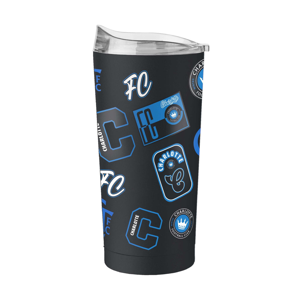 Charlotte FC 20oz Dreamweave Powder Coat Tumbler - Logo Brands - Flyclothing LLC