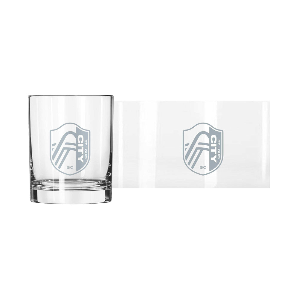 St Louis City SC 14oz Frost Rocks Glass - Logo Brands - Flyclothing LLC