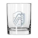 St Louis City SC 14oz Frost Rocks Glass - Logo Brands - Flyclothing LLC