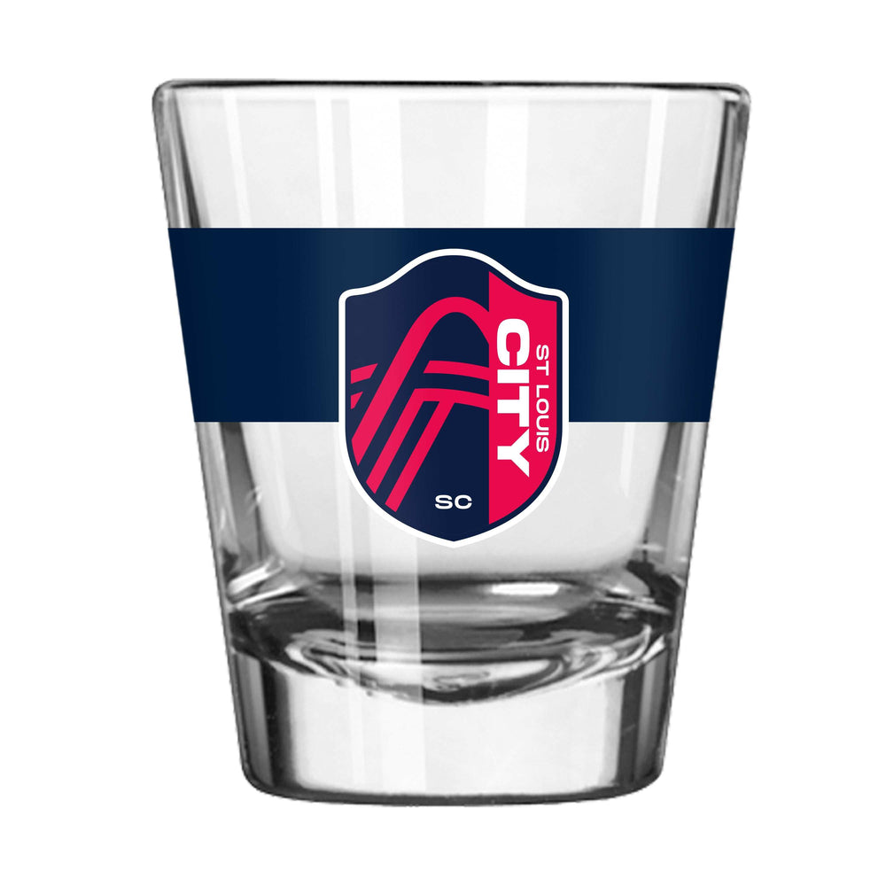 St Louis City SC 2oz Colorblock Shot Glass - Logo Brands - Flyclothing LLC