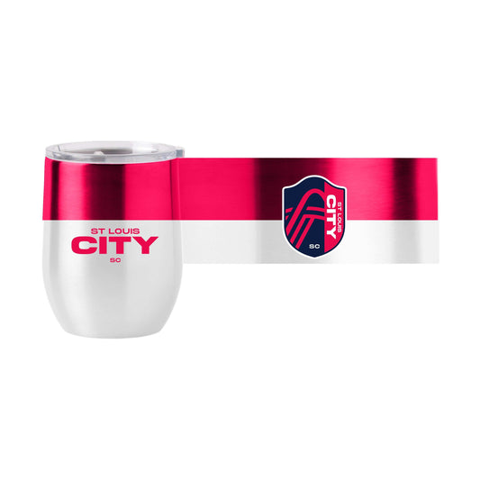 St. Louis SC 16oz Colorblock Stainless Curved Beverage - Logo Brands - Flyclothing LLC