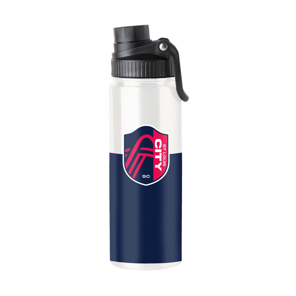 St Louis City SC 21oz Colorblock Twist Top Water Bottle - Logo Brands - Flyclothing LLC