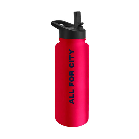 St Louis City SC Rose Red 34oz Flipside Quencher Bottle - Logo Brands - Flyclothing LLC