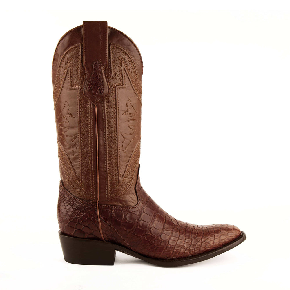 Ferrini USA Stallion American Alligator Men's Boots Cognac - Ferrini USA - Flyclothing LLC