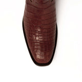 Ferrini USA Stallion American Alligator Men's Boots Cognac - Ferrini USA - Flyclothing LLC
