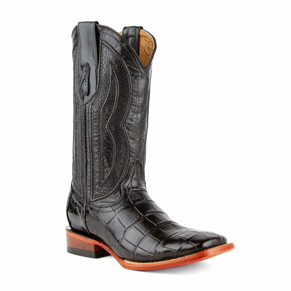 Ferrini Stallion American Alligator Black Mens Boot - Ferrini USA - Flyclothing LLC