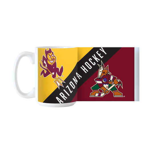 Arizona State/NHL Co Brand 15oz Sublimated Mug - Logo Brands - Flyclothing LLC