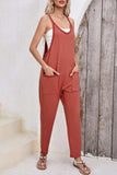 Scoop Neck Spaghetti Strap Jumpsuit - Trendsi - Flyclothing LLC