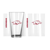 Arkansas Alternate 16oz Gameday Pint Glass - Logo Brands - Flyclothing LLC