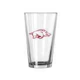 Arkansas Alternate 16oz Gameday Pint Glass - Logo Brands - Flyclothing LLC