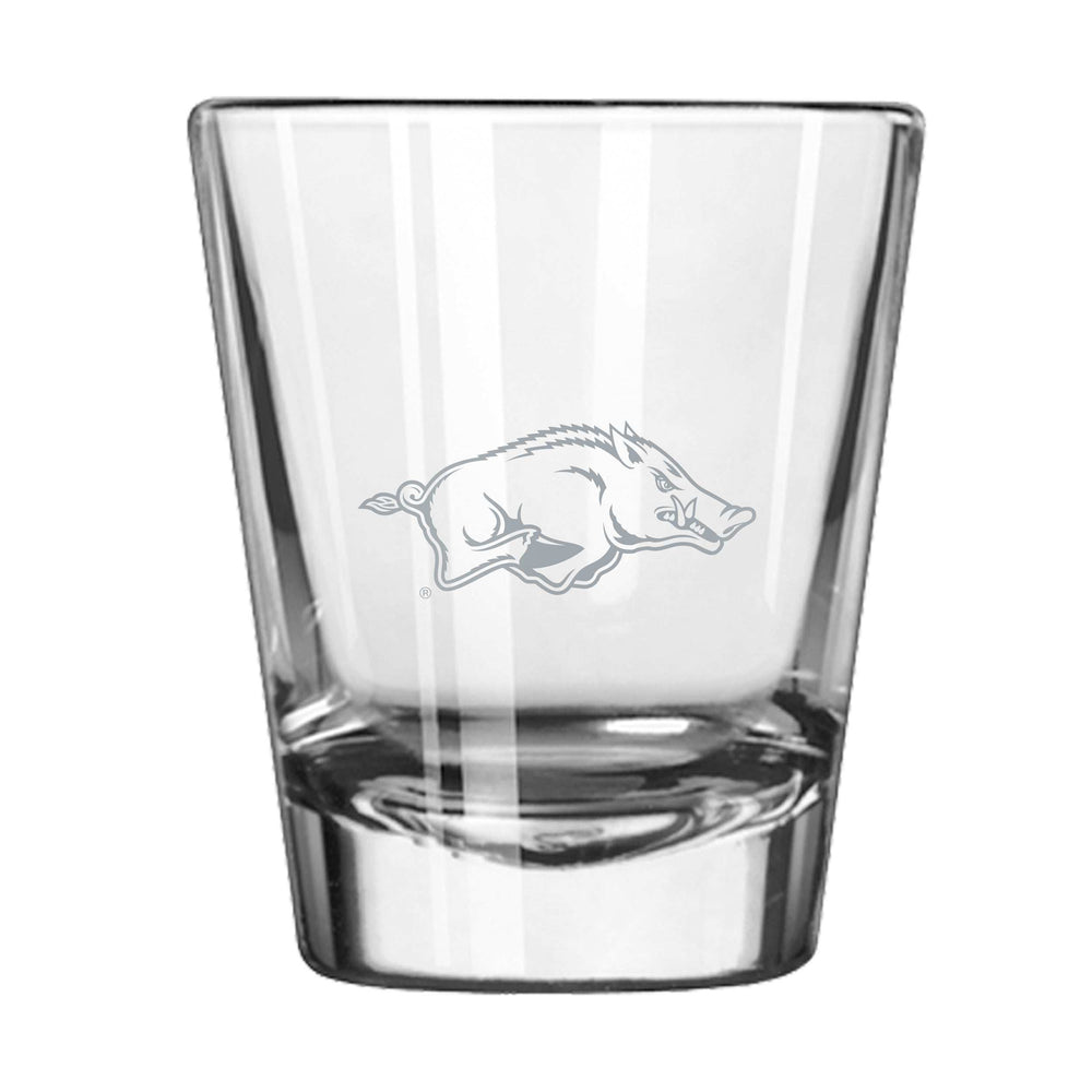 Arkansas 2oz Frost Shot Glass - Logo Brands - Flyclothing LLC