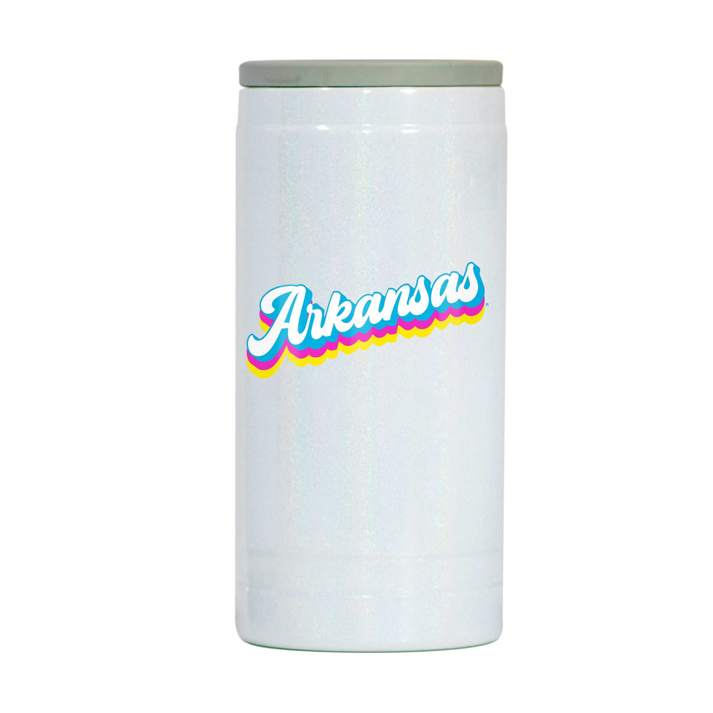 Arkansas 12oz Shadow Iridescent Slim Coolie - Logo Brands - Flyclothing LLC