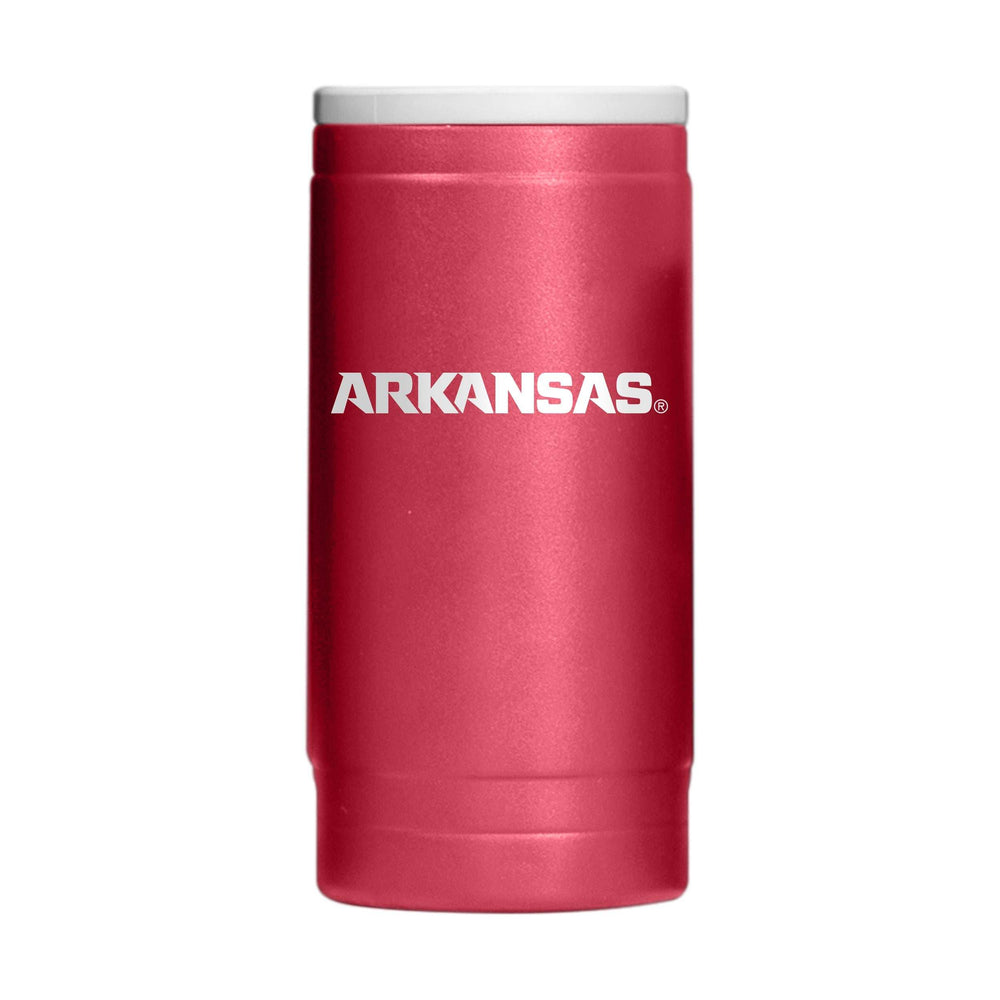 Arkansas Flipside Powder Coat Slim Can Coolie - Logo Brands - Flyclothing LLC