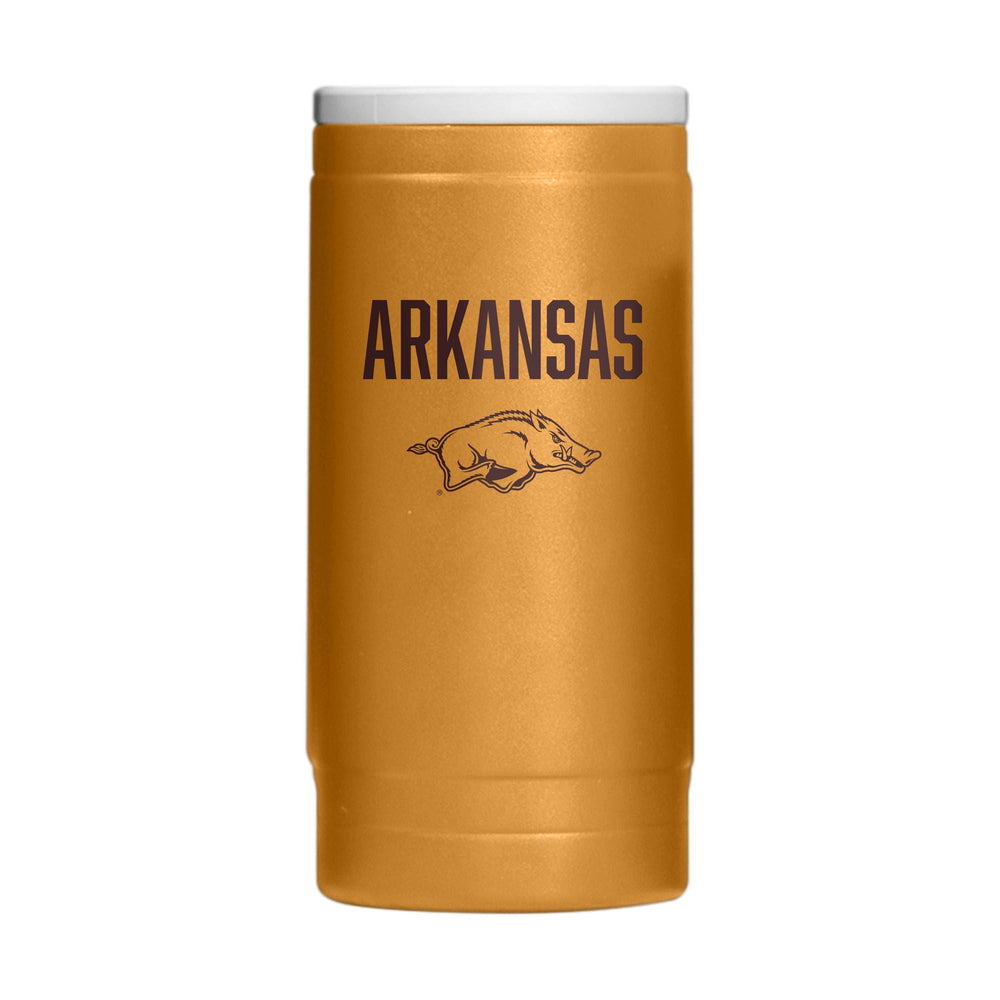 Arkansas Huddle Powder Coat Slim Can Coolie - Logo Brands - Flyclothing LLC
