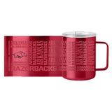 Arkansas 15oz Replay Stainless Steel Mug - Logo Brands - Flyclothing LLC