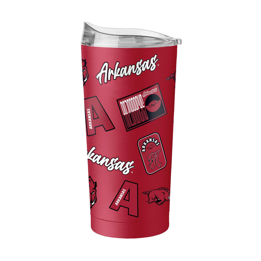 Arkansas 20oz Dreamweave Powder Coat Tumbler - Logo Brands - Flyclothing LLC