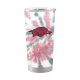 Arkansas 20oz Tie Dye Stainless Steel Tumbler - Logo Brands - Flyclothing LLC