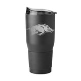 Arkansas GunMetal 30oz Black Powder Coat Tumbler - Logo Brands - Flyclothing LLC