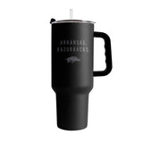 Arkansas 40oz Black Tonal Powder Coat Tumbler - Logo Brands - Flyclothing LLC